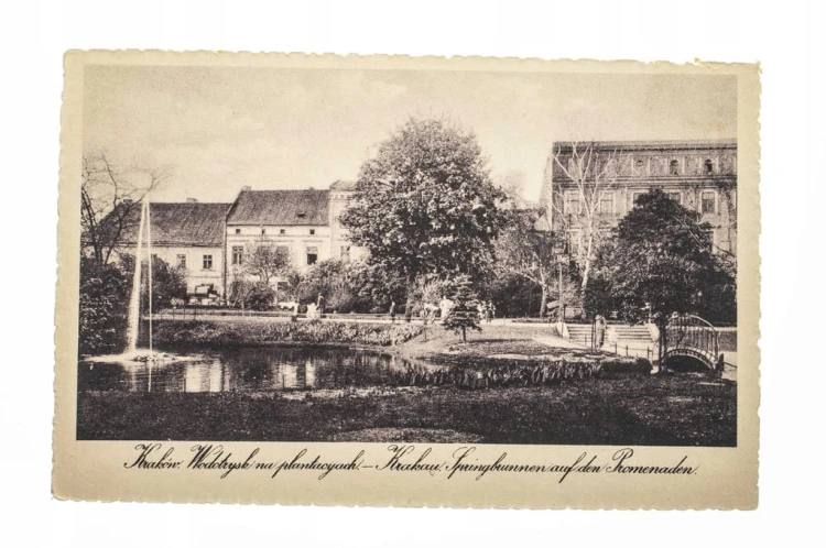 KRAKÓW - WODOTRYSK NA PLANTACJACH 1918