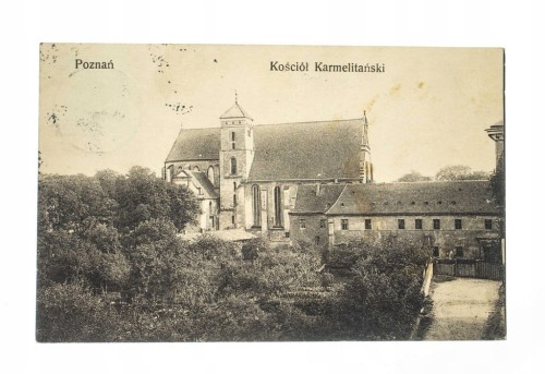POZNAŃ - KOŚCIÓŁ KARMELITAŃSKI 1912