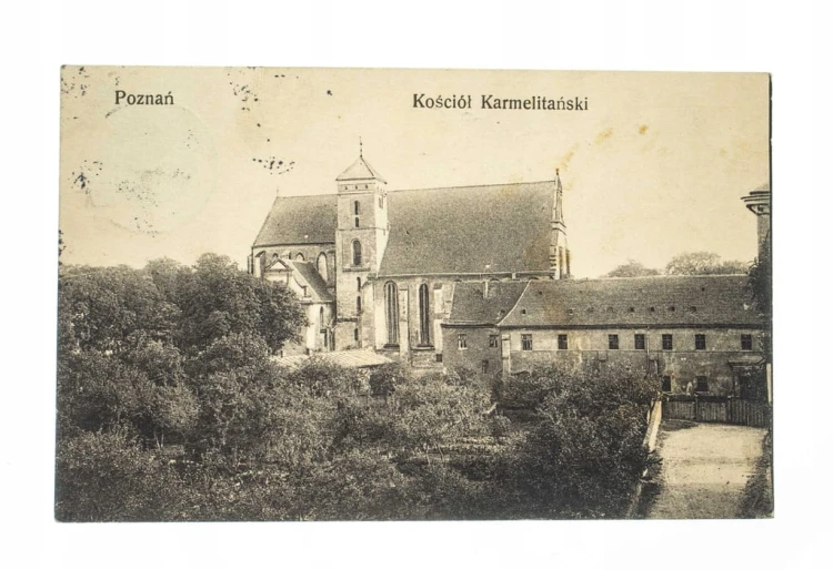POZNAŃ - KOŚCIÓŁ KARMELITAŃSKI 1912