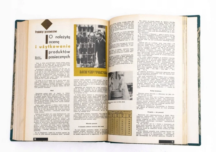 STARE CZASOPISMO - PSZCZELARSTWO, ROCZNIK 1966 / 1967