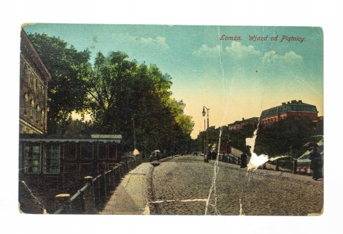 ŁOMŻA - WJAZD OD PIĄTNICY 1926