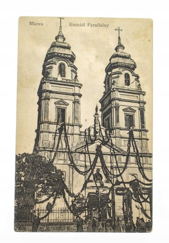 MŁAWA - KOŚCIÓŁ PARAFIALNY 1915