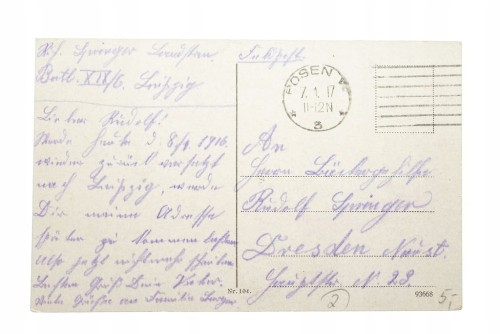 POZNAŃ - KAISERRING, FELDPOST 1917
