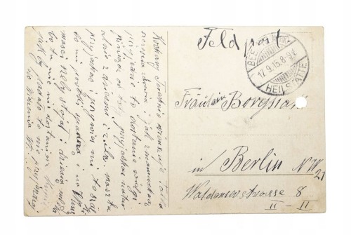 BEELITZ - PAŁAC, FELDPOST 1915
