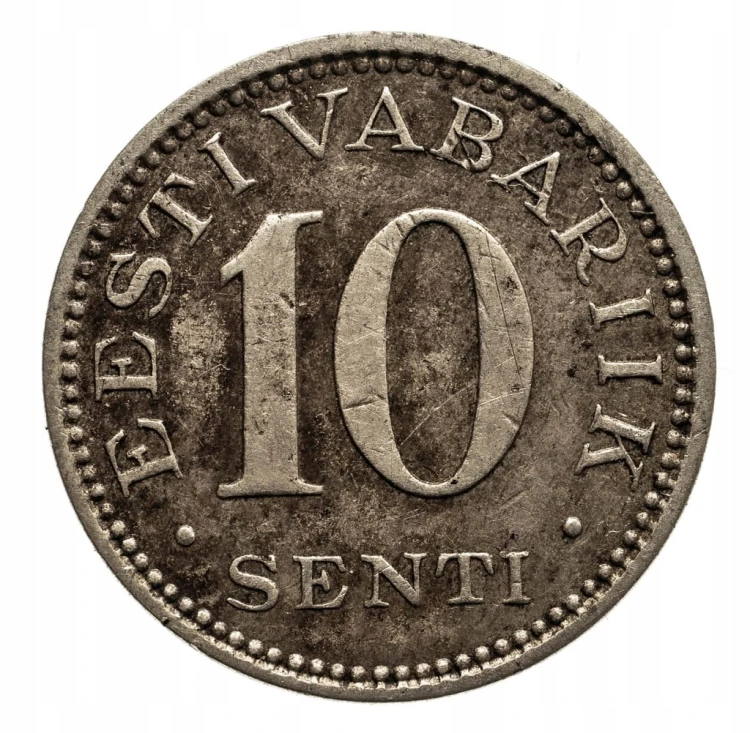 ESTONIA 10 SENTI 1931 ROK st.3+