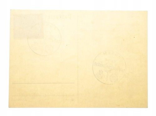 POZNAŃ - STEMPEL TAG DER BRIEFMARKE 1942