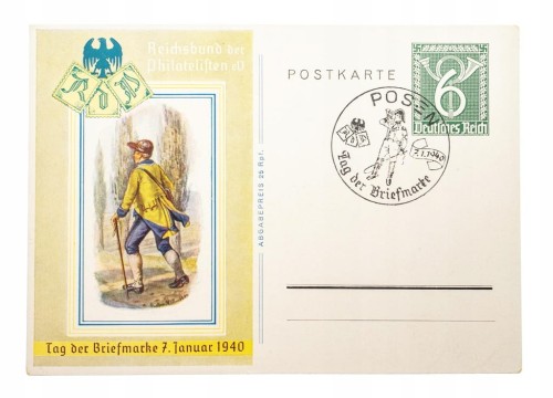 POZNAŃ - STOW. FILATELISTYCZNE BRIEFMARKE 1940