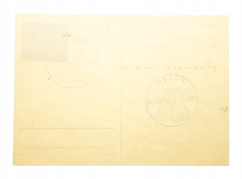 POZNAŃ - STEMPEL TAG DER BRIEFMARKE 1942