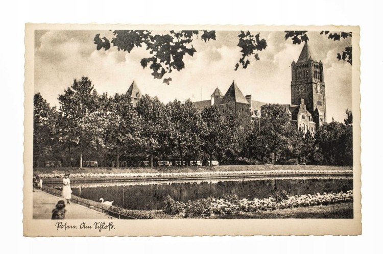 POZNAŃ - ZAMEK, PARK MICKIEWICZA 1941