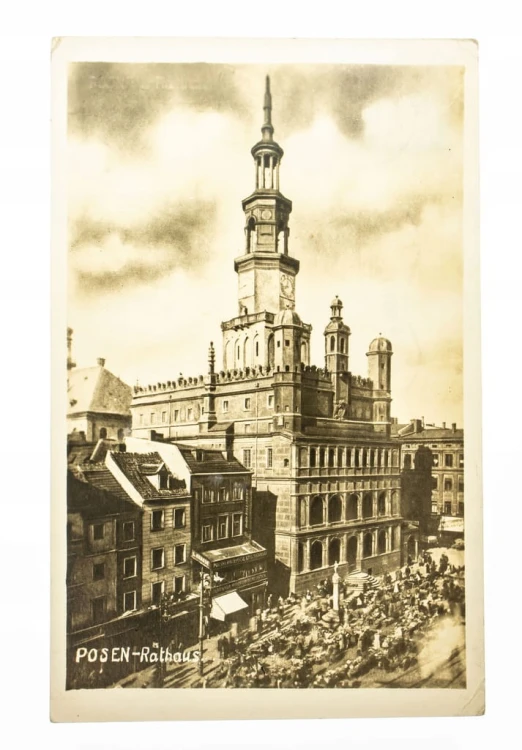 POZNAŃ - RYNEK, RATUSZ 1941
