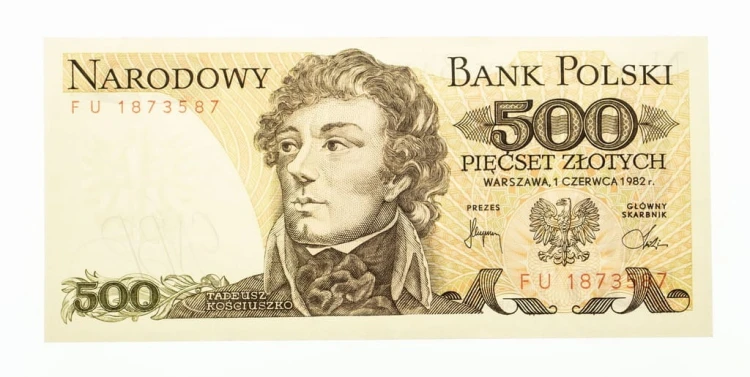 500 ZŁOTYCH 1.06.1982, seria FU st.2-