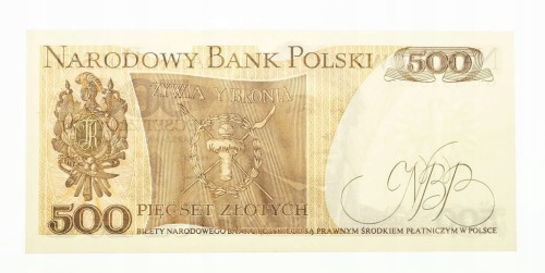 500 ZŁOTYCH 1.06.1982, seria GC st.1-
