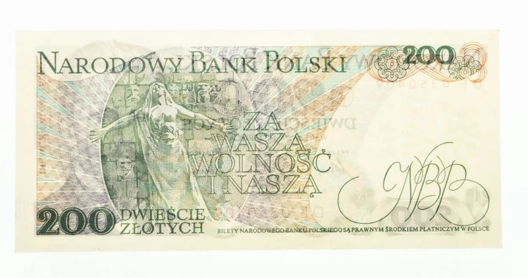 200 ZŁOTYCH 1.06.1986, seria DF st.1-