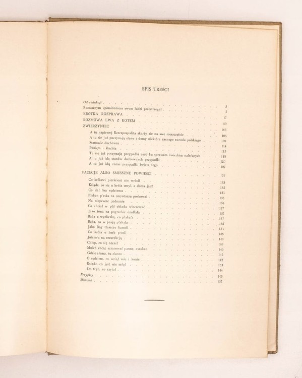 STARA KSIĄŻKA UTWORY MIKOŁAJA REJA 1953