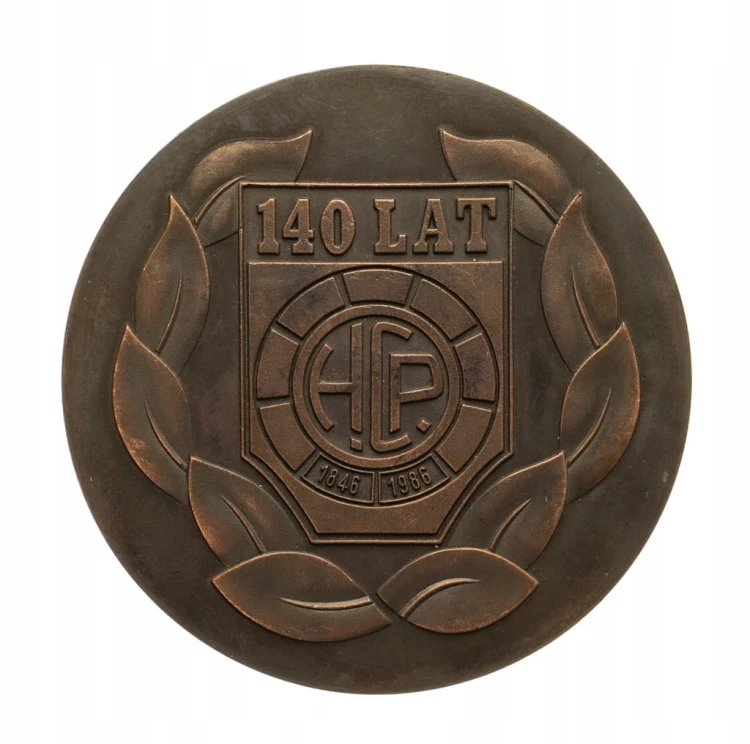MEDAL 140 LAT HCP POZNAŃ HIPOLIT CEGIELSKI 1986