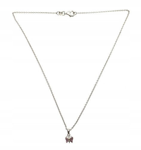 STARY SREBRNY WISIOREK Z MOTYLKIEM 925