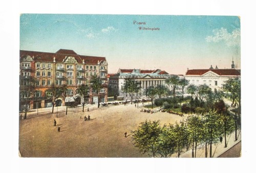 POZNAŃ - GŁÓWNA, PLAC WOLNOŚCI, FELDPOST 1915