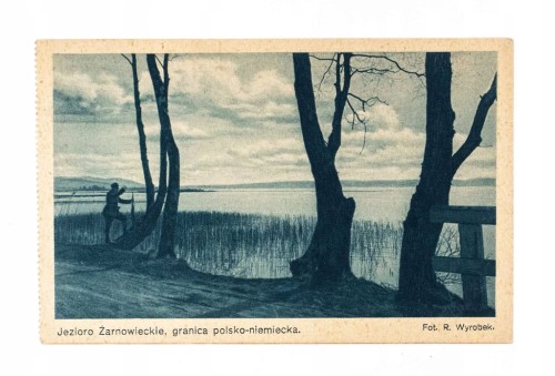 ŻARNOWIEC - JEZIORO ŻARNOWIECKIE, GRANICA POLSKO-NIEMIECKA II RP