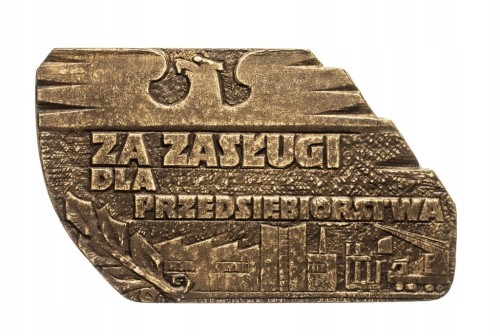 MEDAL ZA ZASŁUGI DLA PRZEDSIĘBIORSTWA BUDOWLANEGO, POZNAŃ 1975