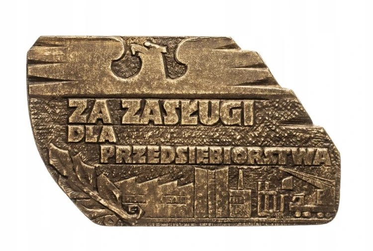 MEDAL ZA ZASŁUGI DLA PRZEDSIĘBIORSTWA BUDOWLANEGO, POZNAŃ 1975