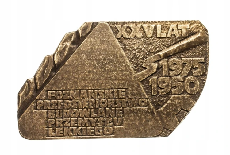 MEDAL ZA ZASŁUGI DLA PRZEDSIĘBIORSTWA BUDOWLANEGO, POZNAŃ 1975