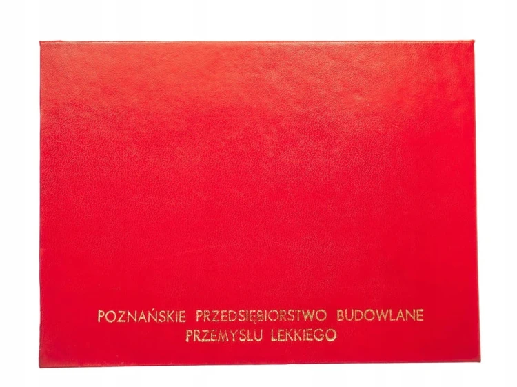 MEDAL ZA ZASŁUGI DLA PRZEDSIĘBIORSTWA BUDOWLANEGO, POZNAŃ 1975