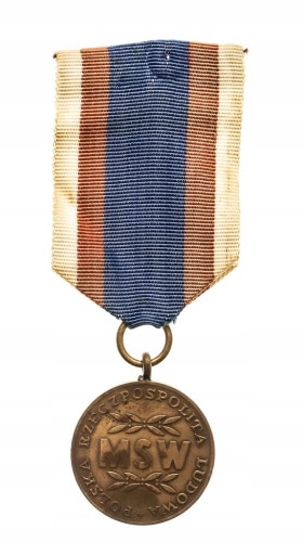 BRĄZOWY MEDAL X LAT W SŁUŻBIE NARODU PRL