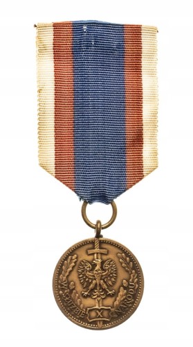 BRĄZOWY MEDAL X LAT W SŁUŻBIE NARODU PRL