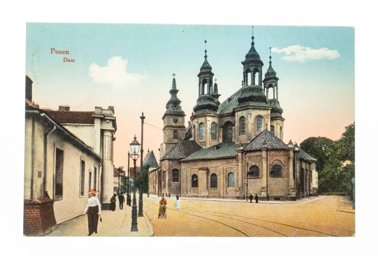 POZNAŃ - GŁÓWNA, KATEDRA, FELDPOST 1915