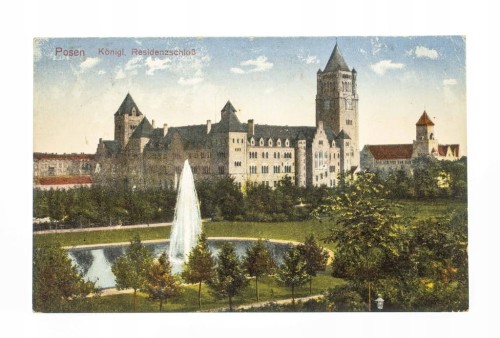 POZNAŃ - ZAMEK CESARSKI, FELDPOST 1915