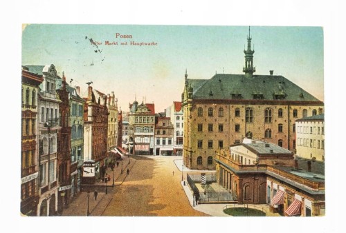 POZNAŃ - RYNEK, KAMIENICE, FELDPOST 1916
