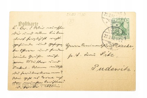 POZNAŃ - Św. Marcin, TRAMWAJ 1910
