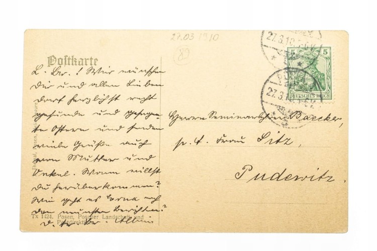 POZNAŃ - Św. Marcin, TRAMWAJ 1910