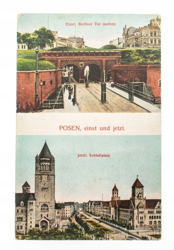 POZNAŃ - BRAMA BERLIŃSKA, ZAMEK 1916