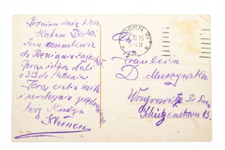 POZNAŃ - BRAMA BERLIŃSKA, ZAMEK 1916