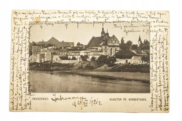KRAKÓW - ZWIERZYNIEC, KLASZTOR NORBERTANEK 1921