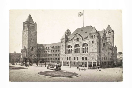 POZNAŃ - ZAMEK CESARSKI, TRAMWAJ 1915