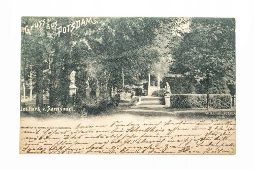POCZDAM - PARK SANSSOUCI 1898