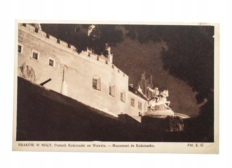 KRAKÓW - POMNIK KOŚCIUSZKI NA WAWELU l. 30