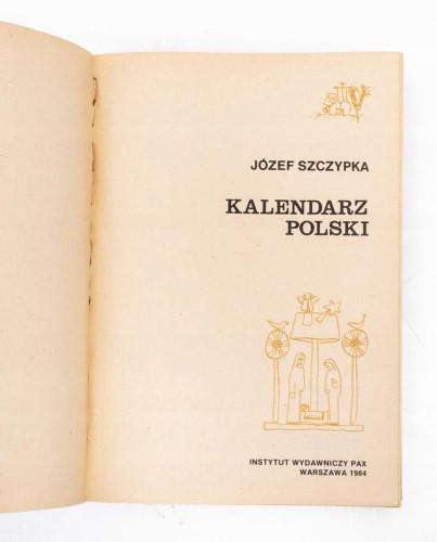 STARA KSIĄŻKA KALENDARZ POLSKI 1984