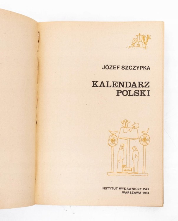 STARA KSIĄŻKA KALENDARZ POLSKI 1984