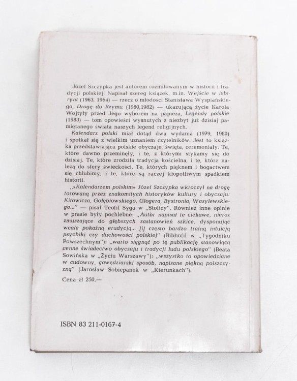 STARA KSIĄŻKA KALENDARZ POLSKI 1984