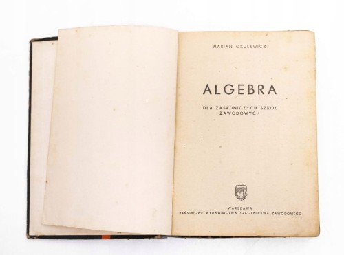 STARA KSIĄŻKA ALGEBRA 1964