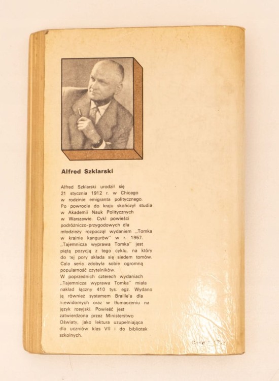 STARA KSIĄŻKA TEJEMNICZA WYPRAWA TOMKA 1973