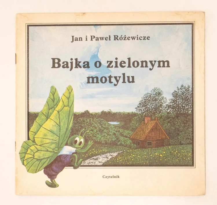 STARA KSIĄŻKA BAJKA O ZIELONYM MOTYLU 1988
