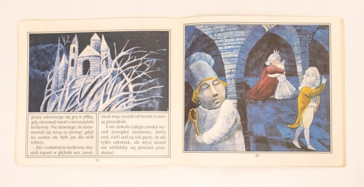 STARA KSIĄŻKA BAJKA ŚPIĄCA KRÓLEWNA 1986