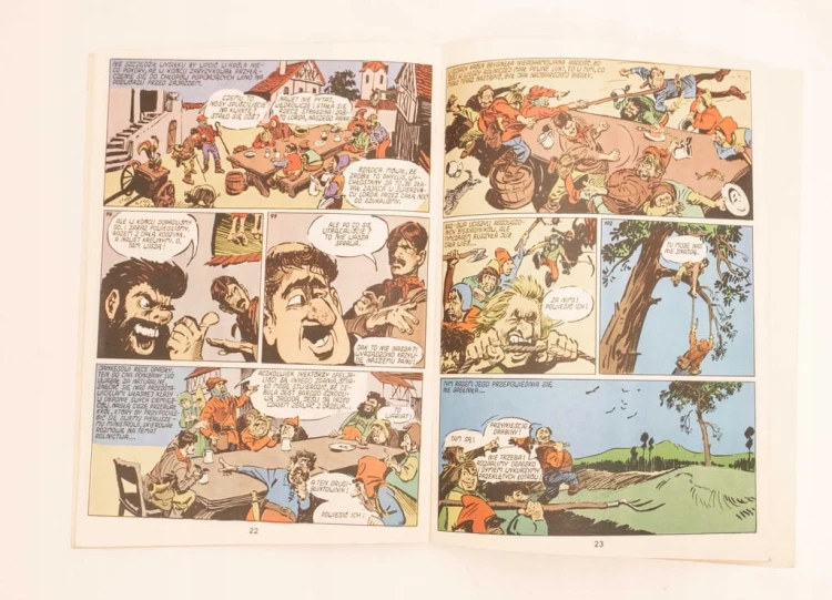 STARY KOMIKS JANKES NA DWORZE KRÓLA ARTURA 1989