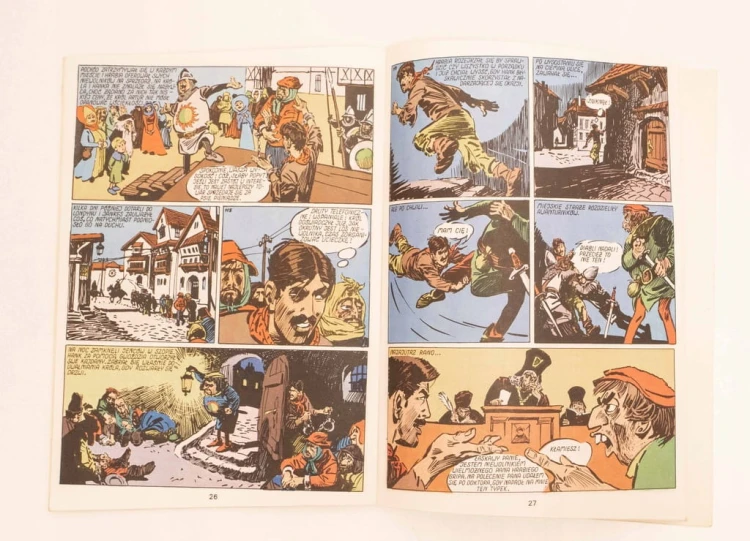 STARY KOMIKS JANKES NA DWORZE KRÓLA ARTURA 1989