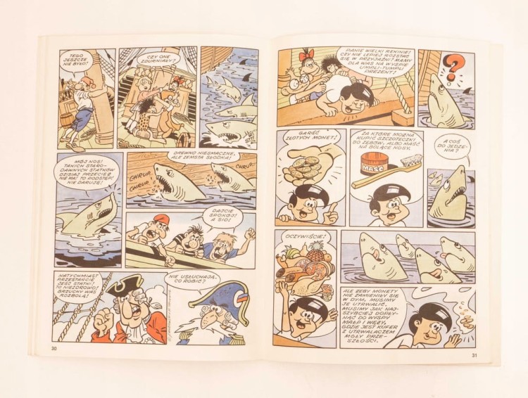 STARY KOMIKS NOWA WYSPA SKARBÓW 1988