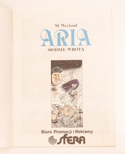 STARY KOMIKS ARIA SIÓDME WROTA 1990